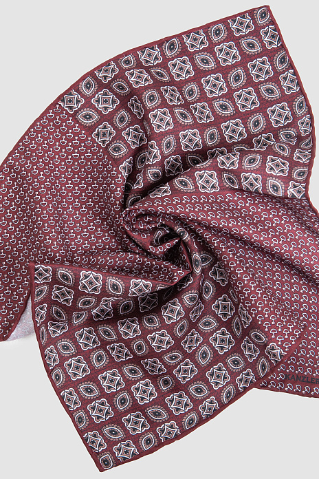 Платок нагрудный, цвет Бордовый