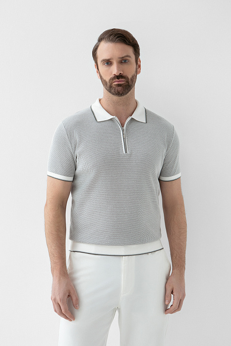 Поло из хлопка, цвет Мятный