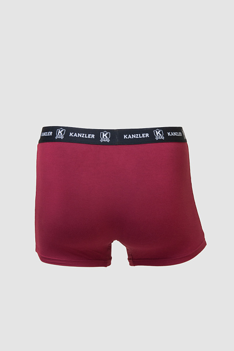 Боксеры из бамбука, цвет Бордовый