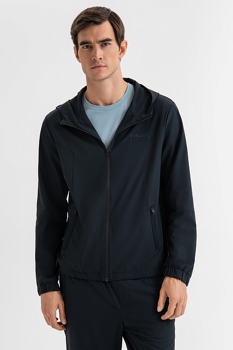 Толстовка с капюшоном из ткани повышенной прочности, цвет Черный