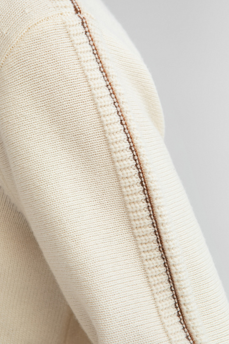 Джемпер из шерсти и кашемира, цвет Бежевый светлый