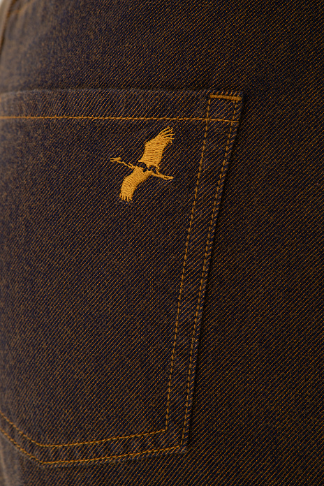 Джинсы, цвет Коричневый