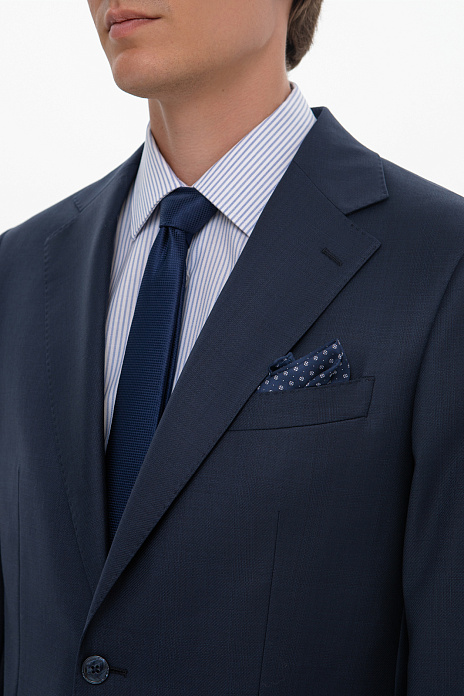 Пиджак из шерсти, устойчивой к сминанию, цвет Синий темный