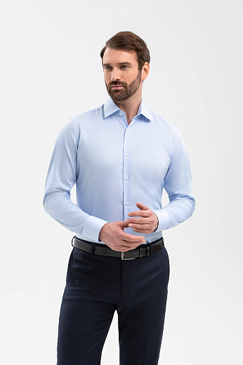 Сорочка из австрийской хлопковой ткани Getzner, легкая в уходе