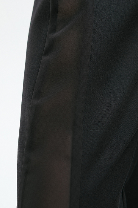 Брюки из хлопка и тенсела, цвет Черный