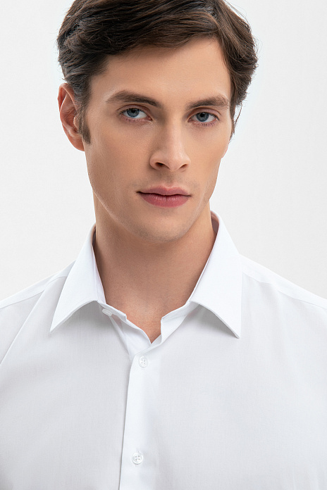 Сорочка с коротким рукавом из хлопка, цвет Белый