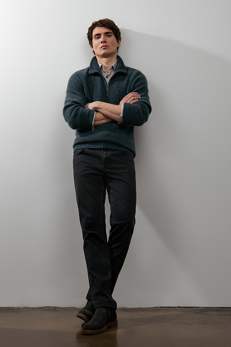 Джинсы прямого силуэта, цвет Графит