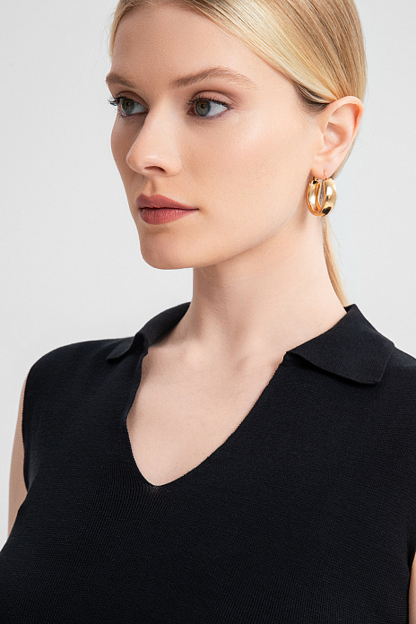 Поло из хлопка, цвет Черный