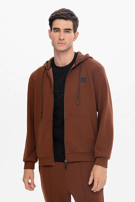 Толстовка с капюшоном, цвет Коричневый