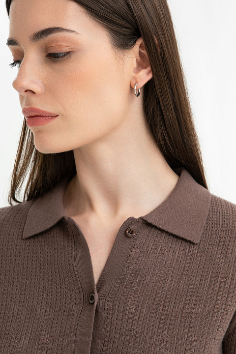 Кардиган из шерсти и кашемира, цвет Мокко