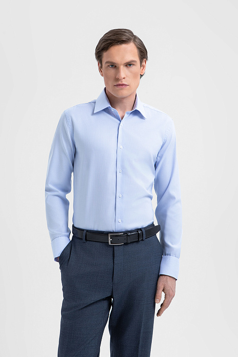 Сорочка из хлопка, цвет Голубой светлый