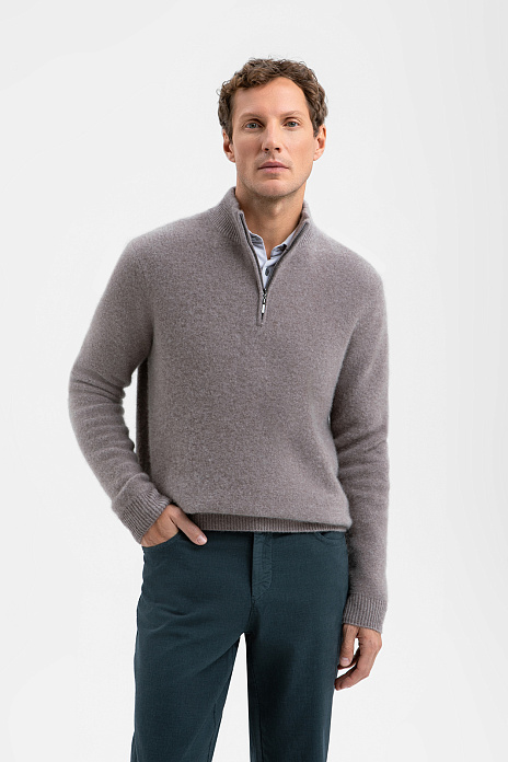 Свитер из кашемира, лимитированная коллекция, цвет Мокко