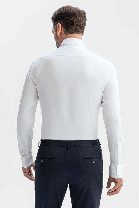 Сорочка из хлопка с защитой от пятен, цвет Белый