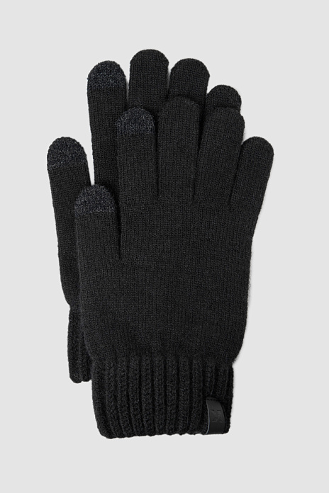 Перчатки для сенсорных экранов, цвет Черный