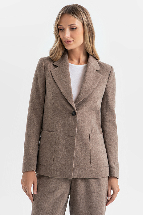 Костюм из смесовой шерсти, цвет 