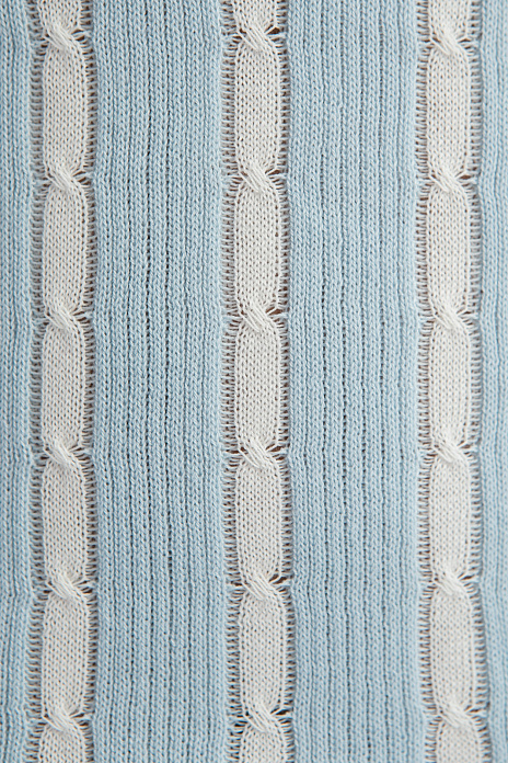 Поло из хлопка, цвет Голубой светлый