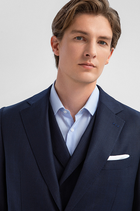 Костюм-тройка Limited edition из шерсти и кашемира с водоотталкивающей обработкой, цвет 