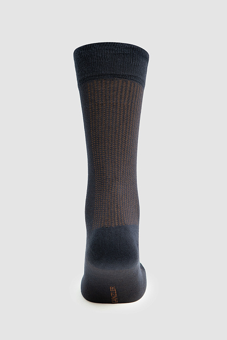Носки с кашемиром, лимитированная коллекция, цвет Синий темный