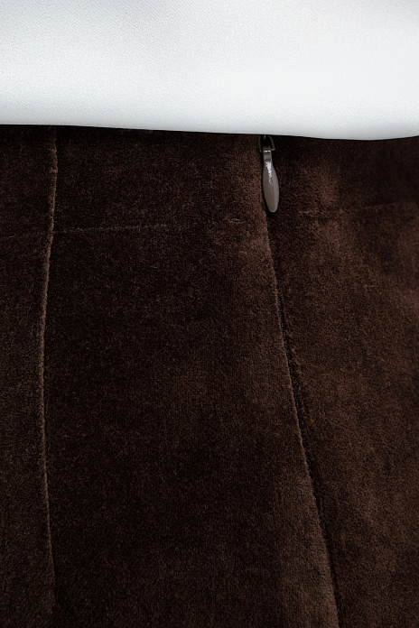 Брюки из хлопка, цвет Коричневый