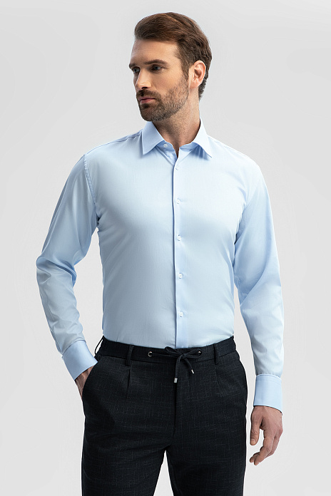 Сорочка из хлопка, цвет Голубой