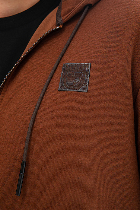 Толстовка с капюшоном, цвет Коричневый