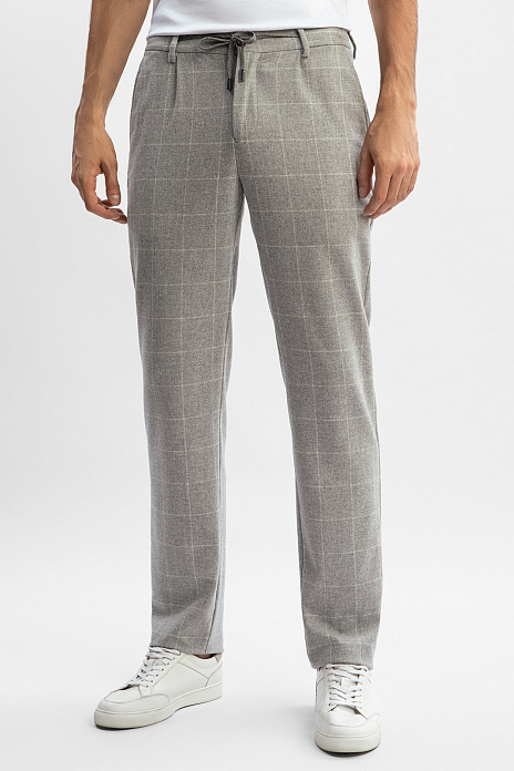 Серые шерстяные брюки, лимитированная коллекция, цвет Серый