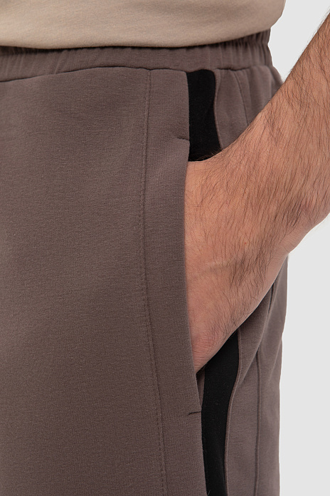 Брюки спортивные из хлопка, цвет Мокко