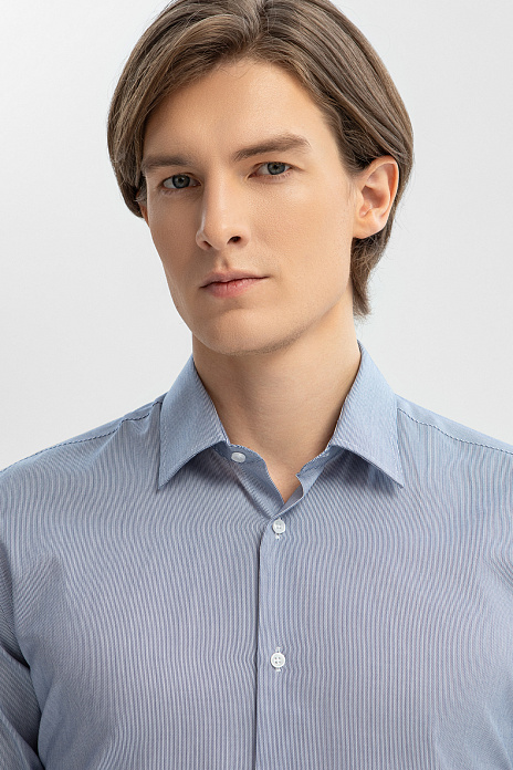 Сорочка из австрийской ткани Getzner, цвет Голубой