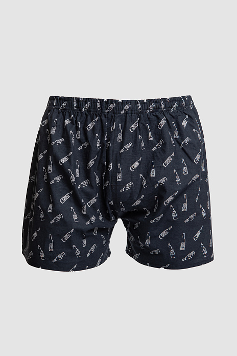 Боксеры из хлопка, цвет Синий темный