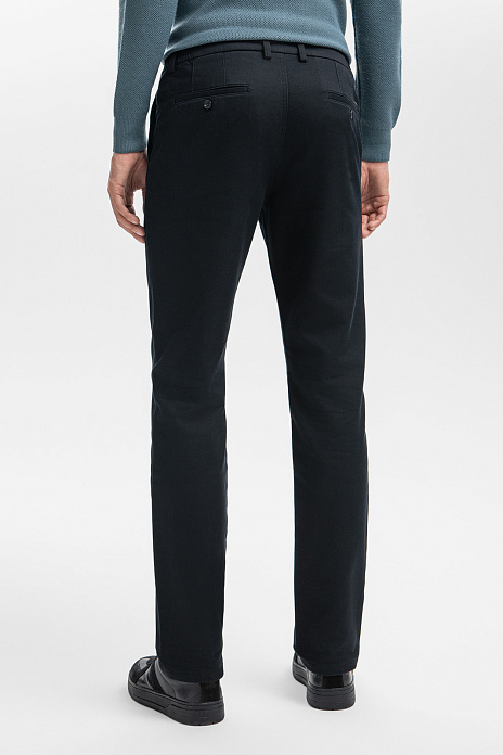 Брюки классические утепленные с начесом, цвет Черный