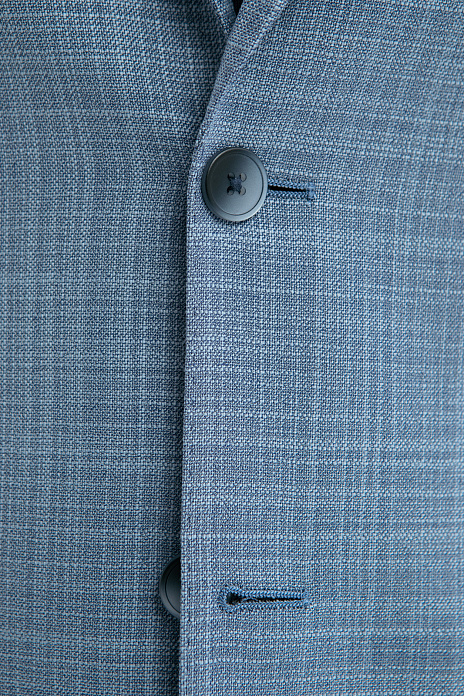 Пиджак из шерсти и шелка, цвет Голубой