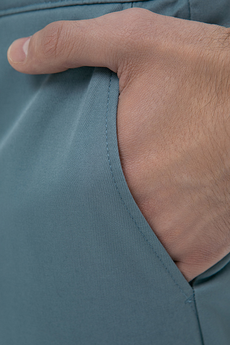 Брюки из хлопка, цвет Бирюзовый